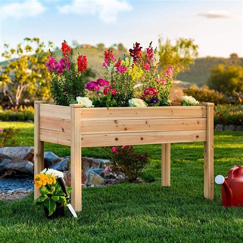 free standing metal flower boxes|lowe's raised planter boxes.